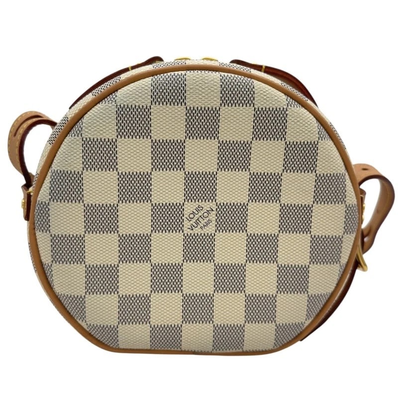 LOUIS VUITTON POIT CHAPEAU SOUPLE SHOULDER BAG: LOUIS VUITTON Poit Chapeau Souple Shoulder Bag Brand: LOUIS VUITTON Type/Style: Shoulder Bag Material: Damier Azul Color: white Size: W6.9 x H6.3x D2.4inch Shoulder:50.0inch Accessories: None