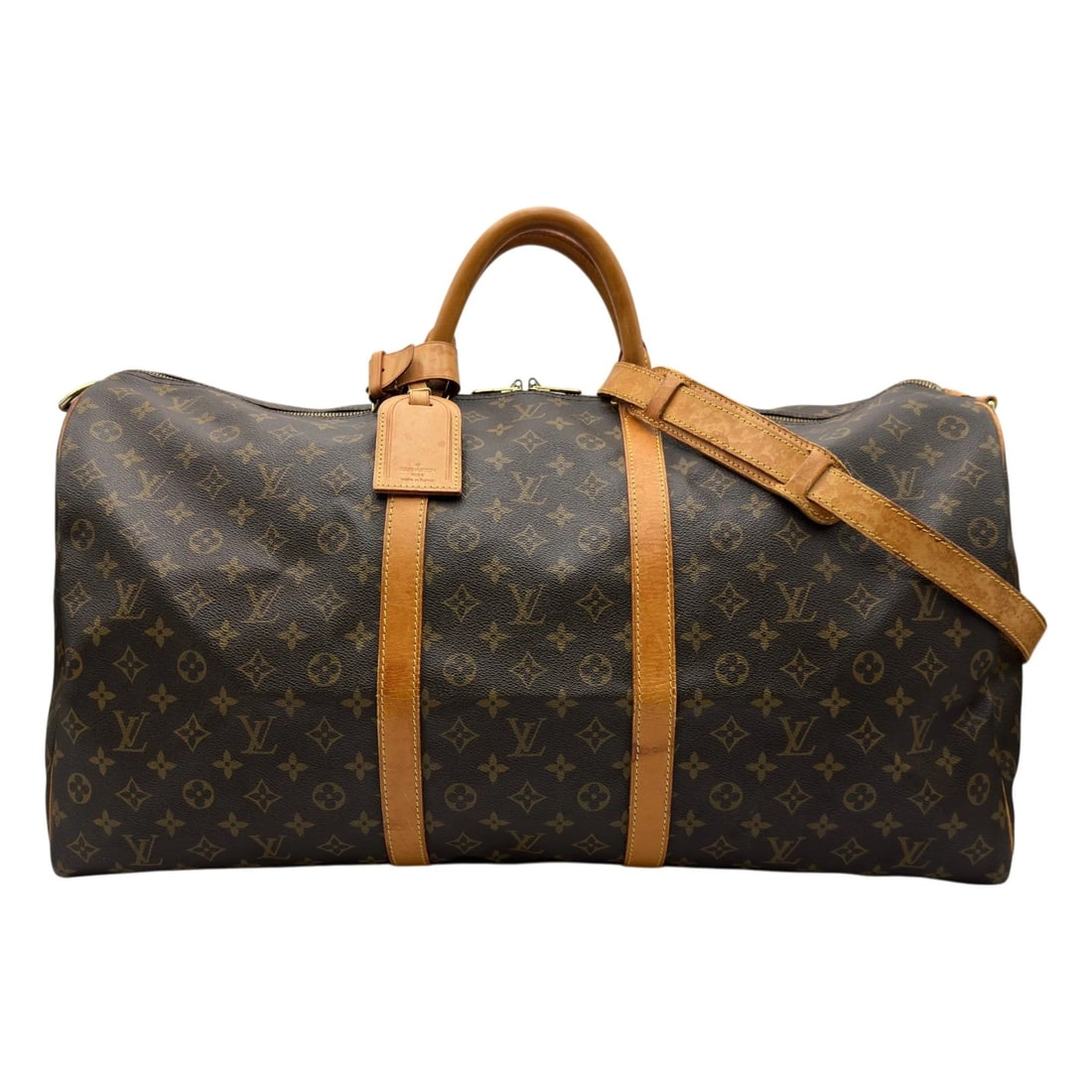 LOUIS VUITTON KIEPOL BANDRIERE BOSTON BAG: LOUIS VUITTON Kiepol Bandriere Boston bag Brand: LOUIS VUITTON Type/Style: Boston bag Material: monogram/leather Color: Brown Size: W23.6 x H12.2x D10.0inch Shoulder:39.8inch Accessories: None
