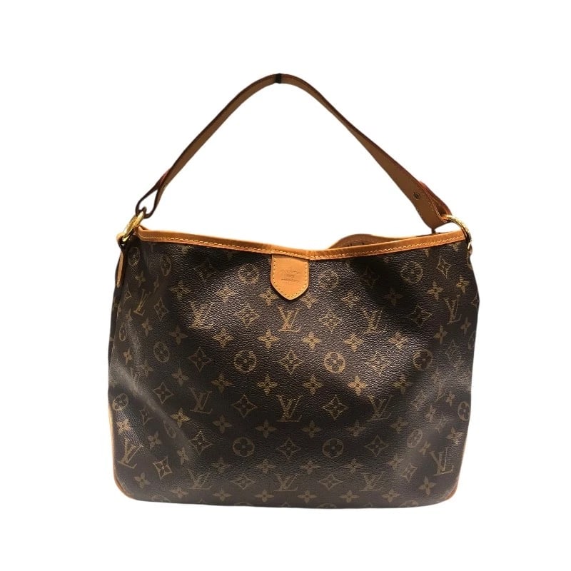LOUIS VUITTON DELIGHT FULL PM TOTE BAG: LOUIS VUITTON Delight full PM Tote Bag Brand: LOUIS VUITTON Type/Style: Tote Bag Material: PVC Color: Brown Size: W13.4 x H10.2x D5.5inch Accessories: None Accessories Notice: When purchas
