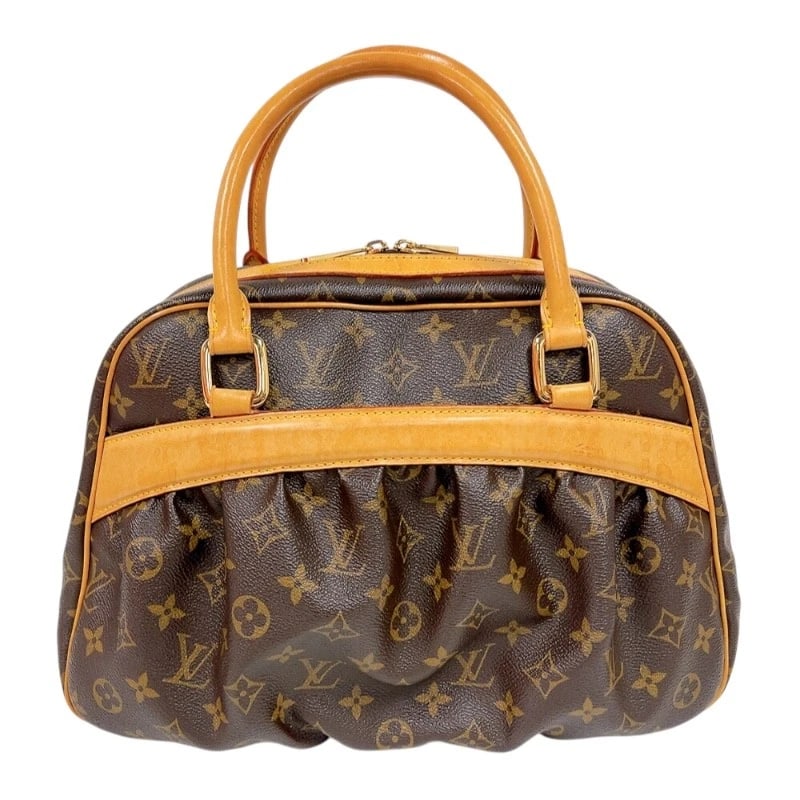 LOUIS VUITTON MIZZI HANDBAG: LOUIS VUITTON Mizzi Handbag Brand: LOUIS VUITTON Type/Style: Handbag Material: Monogram Color: Brown Size: W14.2 x H9.4x D5.1inch Accessories: None Accessories Notice: When purchasing pre-