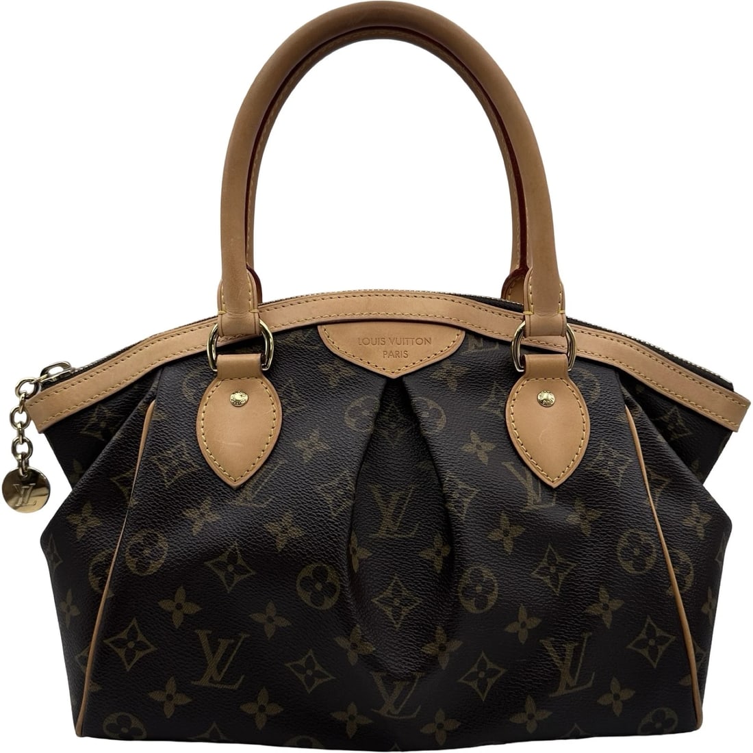 LOUIS VUITTON TIVOLI PM HANDBAG: LOUIS VUITTON Tivoli PM Handbag Brand: LOUIS VUITTON Type/Style: Handbag Material: Monogram Color: Brown Size: W11.0 x H8.7x D6.5inch Accessories: None Accessories Notice: When purchasing