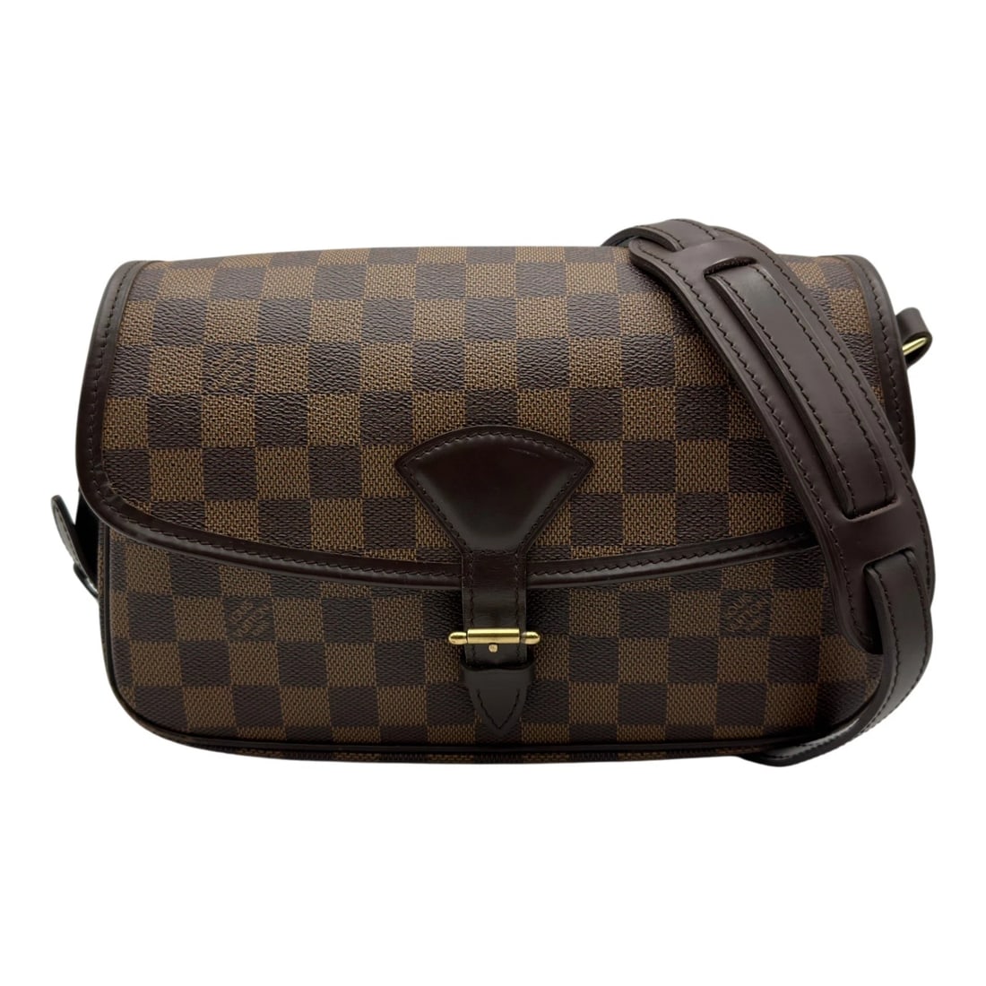 LOUIS VUITTON SOLOGNE SHOULDER BAG: LOUIS VUITTON Sologne Shoulder Bag Brand: LOUIS VUITTON Type/Style: Shoulder Bag Material: Damier/Leather Color: Brown Size: W10.2 x H6.3x D3.1inch Shoulder:40.9inch Accessories: None Accessories