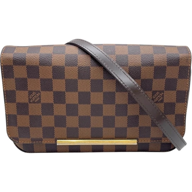 LOUIS VUITTON HOXTON PM SHOULDER BAG: LOUIS VUITTON Hoxton PM Shoulder Bag Brand: LOUIS VUITTON Type/Style: Shoulder Bag Material: Damier Color: Brown Size: W9.8 x H5.5x D1.2inch Shoulder:43.3inch Accessories: None Accessories