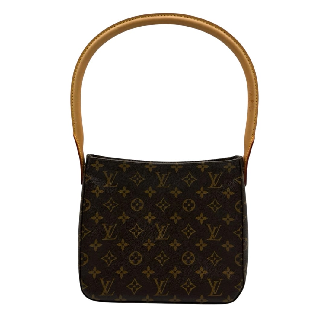 LOUIS VUITTON LOOPING MM TOTE BAG: LOUIS VUITTON Looping MM Tote Bag Brand: LOUIS VUITTON Type/Style: Tote Bag Material: Monogram canvas Color: Brown Size: W9.4 x H8.3x D3.9inch Shoulder:23.6inch Accessories: None Accessori