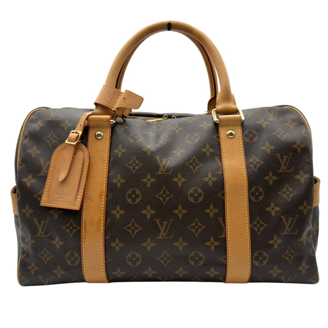 LOUIS VUITTON CARRYALL BOSTON BAG: LOUIS VUITTON Carryall Boston bag Brand: LOUIS VUITTON Type/Style: Boston bag Material: monogram/leather Color: Brown Size: W16.1 x H9.4x D8.3inch Accessories: None Accessories Notice: Whe