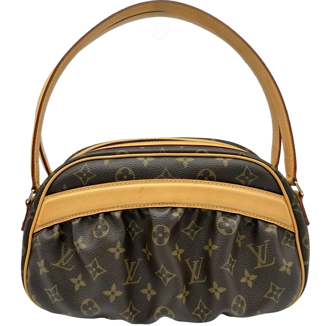 LOUIS VUITTON CLARA HANDBAG: LOUIS VUITTON Clara Handbag Brand: LOUIS VUITTON Type/Style: Handbag Material: Monogram Color: Brown Size: W11.0 x H6.7x D4.5inch Accessories: None Accessories Notice: When purchasing pre-