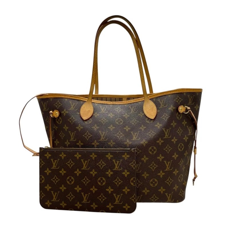 LOUIS VUITTON NEVERFULL MM TOTE BAG: LOUIS VUITTON Neverfull MM Tote Bag Brand: LOUIS VUITTON Type/Style: Tote Bag Material: Monogram canvas Color: Brown Gold Hardware Size: W12.4 x H11.4x D6.3inch Accessories: None Accessori