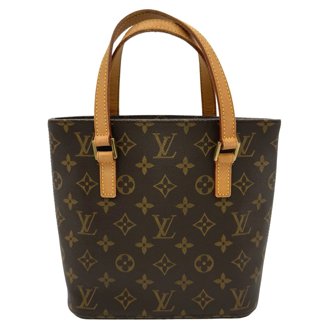 LOUIS VUITTON VAVIN PM HANDBAG: LOUIS VUITTON Vavin PM Handbag Brand: LOUIS VUITTON Type/Style: Handbag Material: Monogram canvas Color: Brown Size: W8.3 x H8.3x D3.5inch Accessories: None Accessories Notice: When purcha