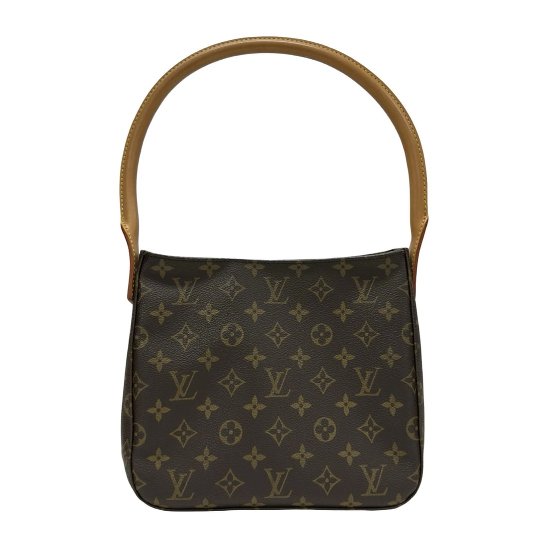 LOUIS VUITTON LOOPING MM TOTE BAG: LOUIS VUITTON Looping MM Tote Bag Brand: LOUIS VUITTON Type/Style: Tote Bag Material: Monogram canvas Color: Brown Size: W9.4 x H8.3x D3.9inch Shoulder:23.6inch Accessories: None Accessori