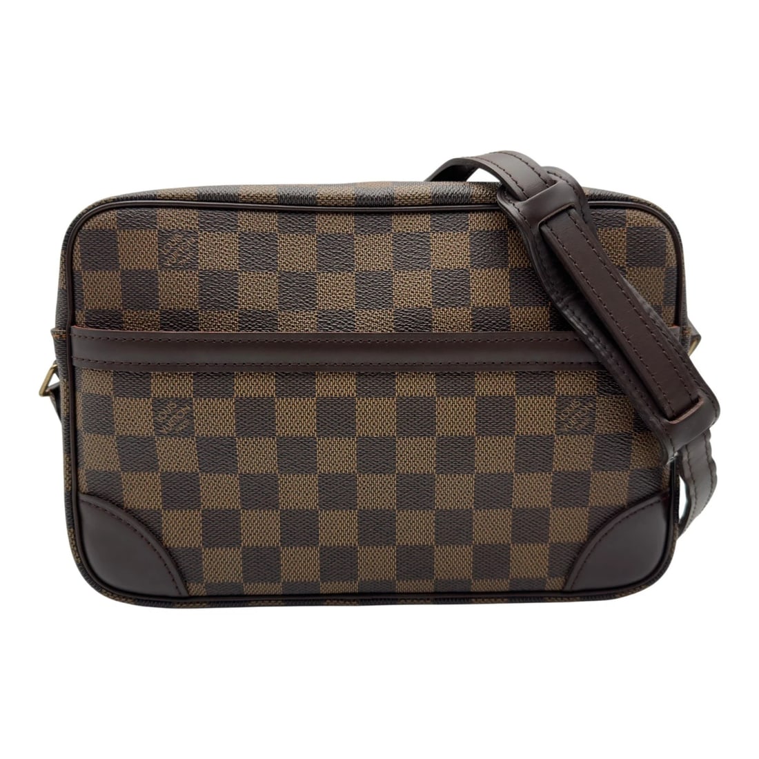 LOUIS VUITTON TROCADERO SHOULDER BAG: LOUIS VUITTON Trocadero Shoulder Bag Brand: LOUIS VUITTON Type/Style: Shoulder Bag Material: Damier/Leather Color: Brown Size: W10.2 x H7.1x D2.6inch Shoulder:38.2inch Accessories: None Ac