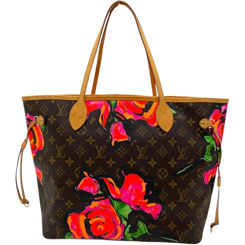 LOUIS VUITTON NEVERFULL MM TOTE BAG: LOUIS VUITTON Neverfull MM Tote Bag Brand: LOUIS VUITTON Type/Style: Tote Bag Material: Monogram rose Color: Brown Size: W19.1 x H11.2x D5.9inch Shoulder:18.9inch Accessories: None Accesso
