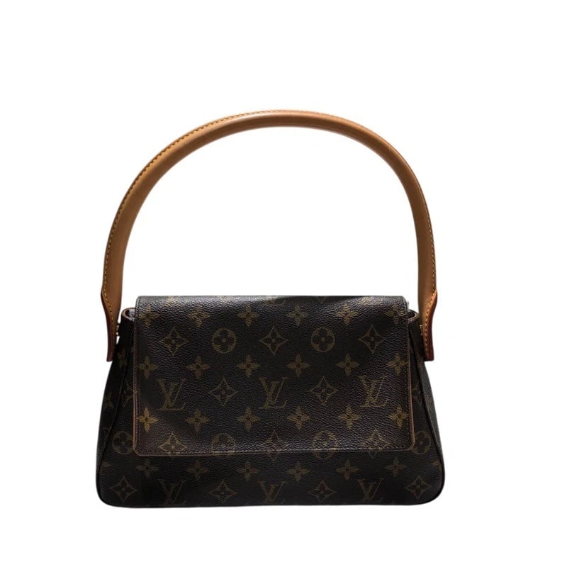 LOUIS VUITTON MINI LOOPING HANDBAG: LOUIS VUITTON Mini looping Handbag Brand: LOUIS VUITTON Type/Style: Handbag Material: Monogram canvas Color: Brown Size: W11.0 x H7.1x D3.5inch Accessories: None Accessories Notice: When p
