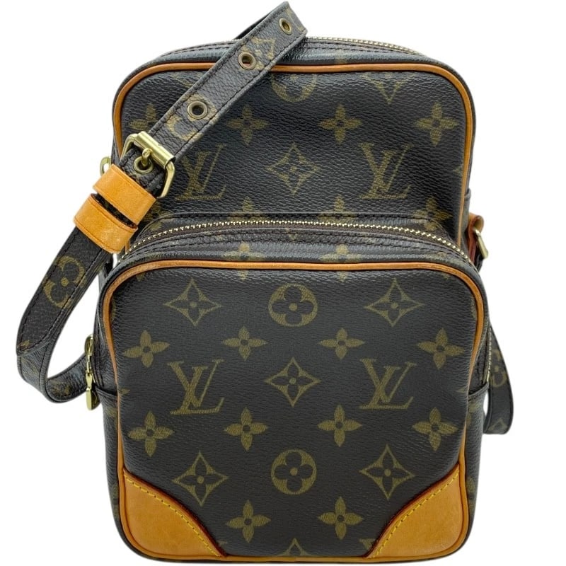 LOUIS VUITTON SHOULDER BAG: LOUIS VUITTON Shoulder Bag Brand: LOUIS VUITTON Type/Style: Shoulder Bag Material: Monogram canvas Color: Brown Size: W5.9 x H8.3x D3.5inch Accessories: None Accessories Notice: When purch