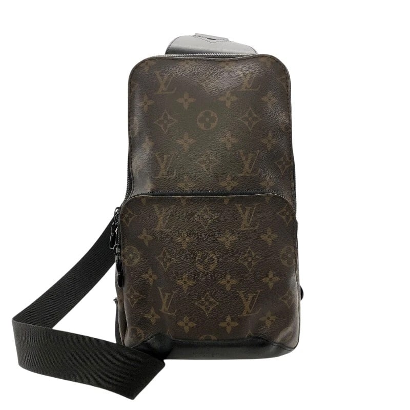 LOUIS VUITTON AVENUE SLING BODY BAG: LOUIS VUITTON Avenue Sling body bag Brand: LOUIS VUITTON Type/Style: body bag Material: Monogram Macasa Color: Brown Size: W7.9 x H12.2x D3.9inch Accessories: None Accessories Notice: When