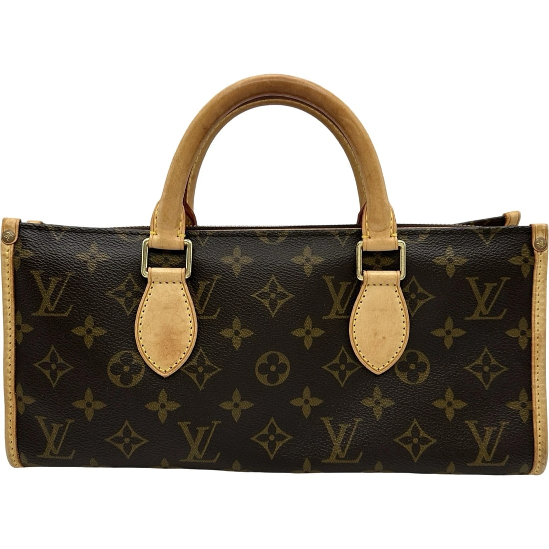 LOUIS VUITTON POPAN COOL HANDBAG: LOUIS VUITTON Popan cool Handbag Brand: LOUIS VUITTON Type/Style: Handbag Material: Monogram canvas Color: Brown Size: W11.8 x H5.5x D4.5inch Accessories: None Accessories Notice: When purchasing