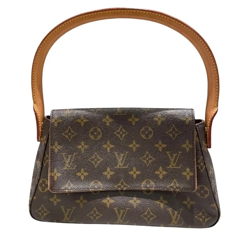 LOUIS VUITTON MINI LOOPING HANDBAG: LOUIS VUITTON Mini looping Handbag Brand: LOUIS VUITTON Type/Style: Handbag Material: PVC Color: Brown Size: W10.6 x H7.1x D3.1inch Accessories: None Accessories Notice: When purchasing pre-owned