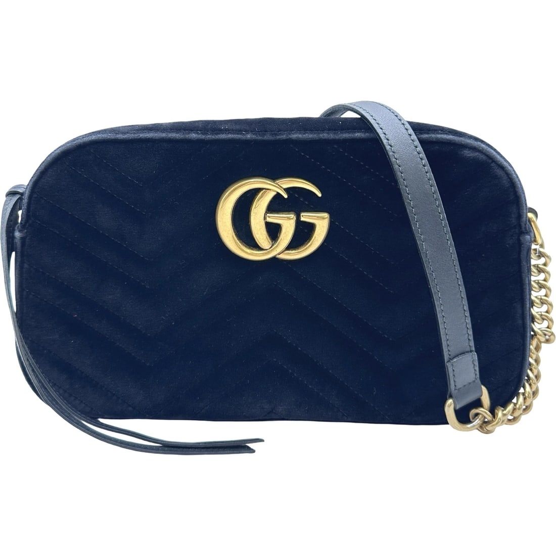 GUCCI GG MARMONT SHOULDER BAG: GUCCI GG Marmont Shoulder Bag Brand: GUCCI Type/Style: Shoulder Bag Material: Velor Color: black Size: W9.4 x H5.5x D2.8inch Shoulder:48.8inch Accessories: None Accessories Notice: When pu