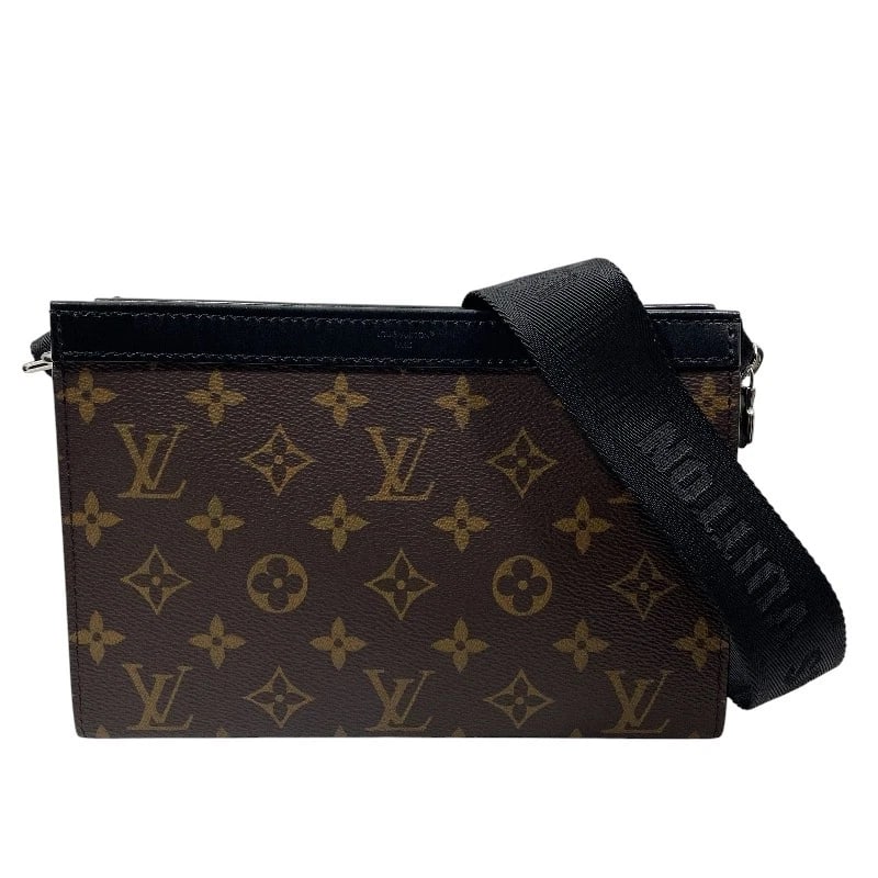 LOUIS VUITTON GASTON WALLET SHOULDER BAG: LOUIS VUITTON Gaston Wallet Shoulder Bag Brand: LOUIS VUITTON Type/Style: Shoulder Bag Material: Monogram Macasa Color: Brown Size: W8.7 x H5.9x D2.4inch Accessories: None Accessories Noti