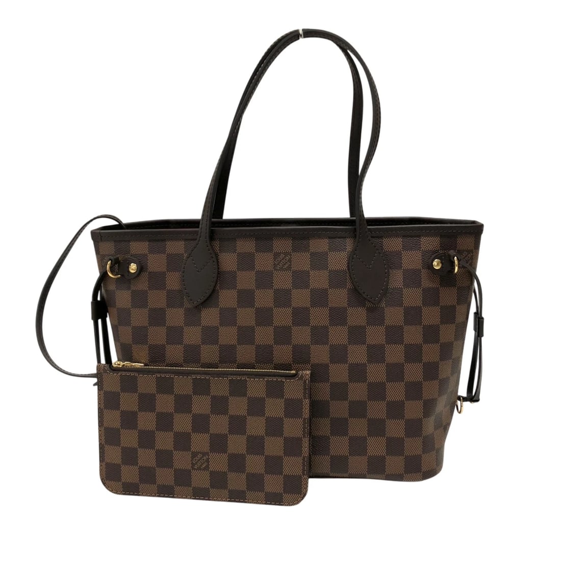 LOUIS VUITTON NEVER FULL PM TOTE BAG: LOUIS VUITTON Never full PM Tote Bag Brand: LOUIS VUITTON Type/Style: Tote Bag Material: Damier canvas Color: Ebene Size: W11.4 x H8.7x D5.1inch Accessories: None Accessories Notice: When