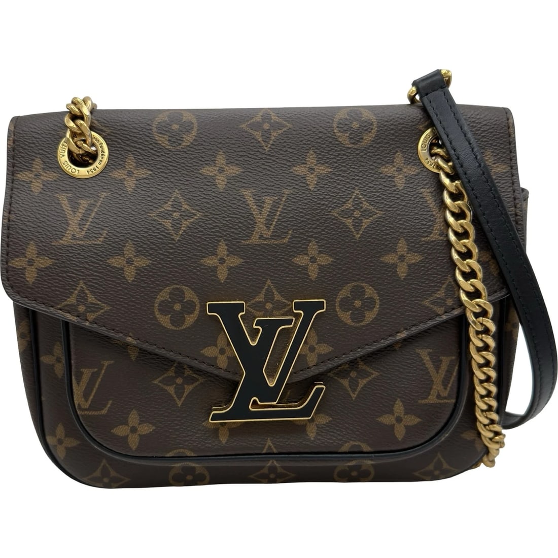 LOUIS VUITTON PASSY SHOULDER BAG: LOUIS VUITTON Passy Shoulder Bag Brand: LOUIS VUITTON Type/Style: Shoulder Bag Material: Monogram canvas Color: Brown Size: W8.7 x H6.9x D3.1inch Accessories: None Accessories Notice: When