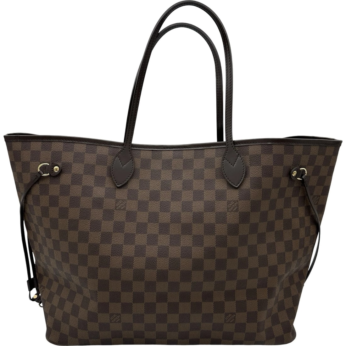 LOUIS VUITTON NEVERFULL GM TOTE BAG: LOUIS VUITTON Neverfull GM Tote Bag Brand: LOUIS VUITTON Type/Style: Tote Bag Material: Damier Color: Brown Size: W6.3 x H8.3x D2.0inch Shoulder:37.4inch Accessories: None Accessories Noti
