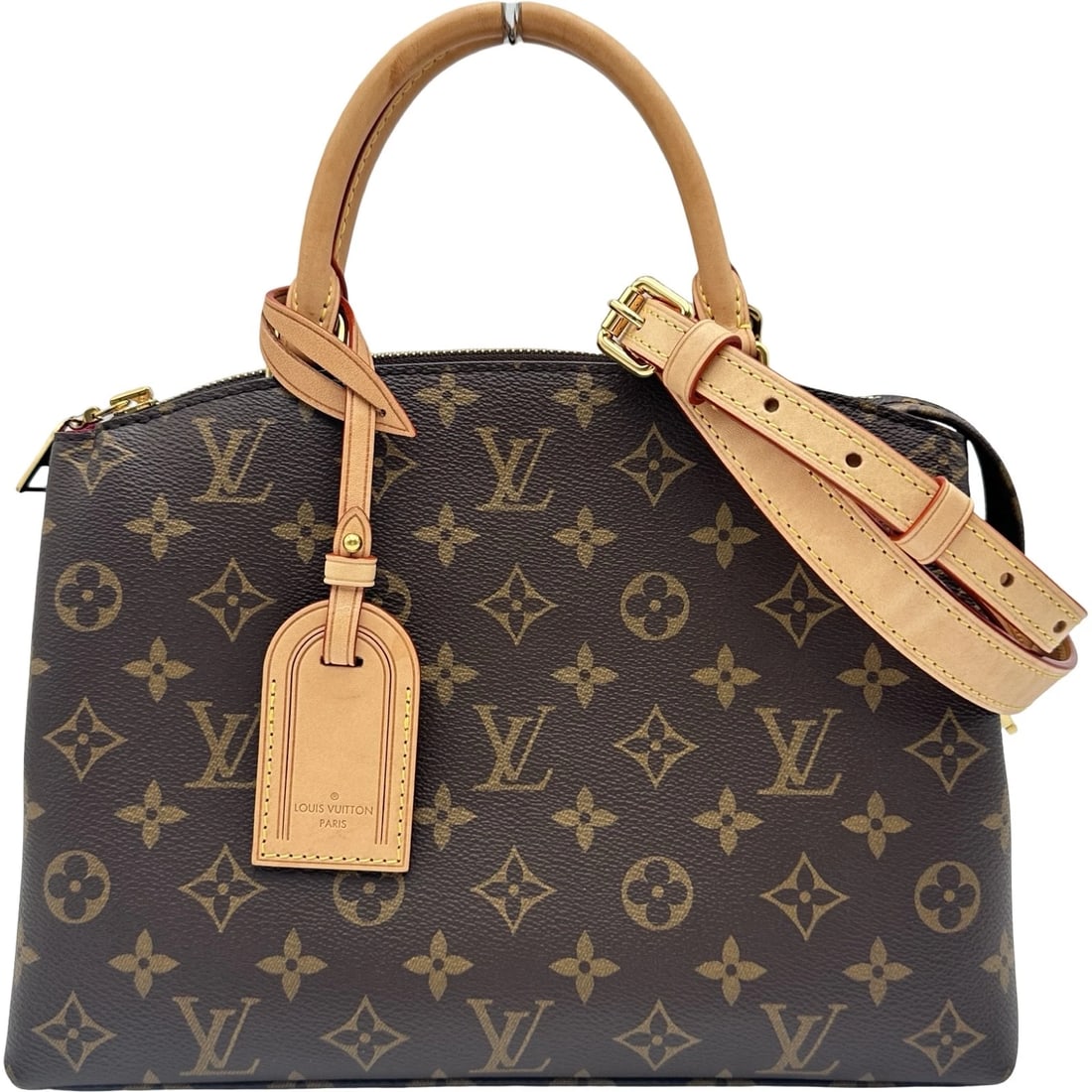 LOUIS VUITTON PETIT PALAIS SHOULDER BAG: LOUIS VUITTON Petit Palais Shoulder Bag Brand: LOUIS VUITTON Type/Style: Shoulder Bag Material: Monogram canvas Color: Brown Size: W11.0 x H8.3x D4.7inch Shoulder:36.6inch Accessories: None