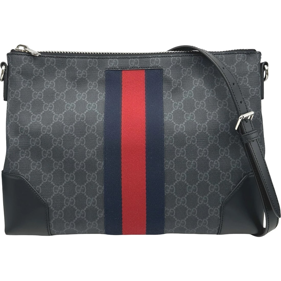 GUCCI SCHULDER SHOULDER BAG: GUCCI Schulder Shoulder Bag Brand: GUCCI Type/Style: Shoulder Bag Material: GG Supreme Color: black Size: W13.8 x H9.4x D0.8inch Shoulder:42.5inch Accessories: None Accessories Notice: When
