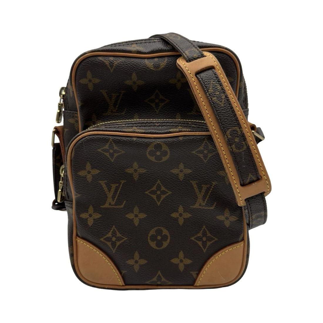 LOUIS VUITTON AMAZON SHOULDER BAG: LOUIS VUITTON Amazon Shoulder Bag Brand: LOUIS VUITTON Type/Style: Shoulder Bag Material: Monogram Color: Brown Size: W5.7 x H8.1x D2.0inch Accessories: None Accessories Notice: When purchasing
