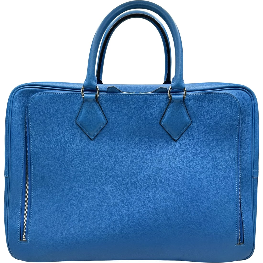 HERMES PORTO DOCUMAN PLUM BUSINESS BAG (1 of 4)