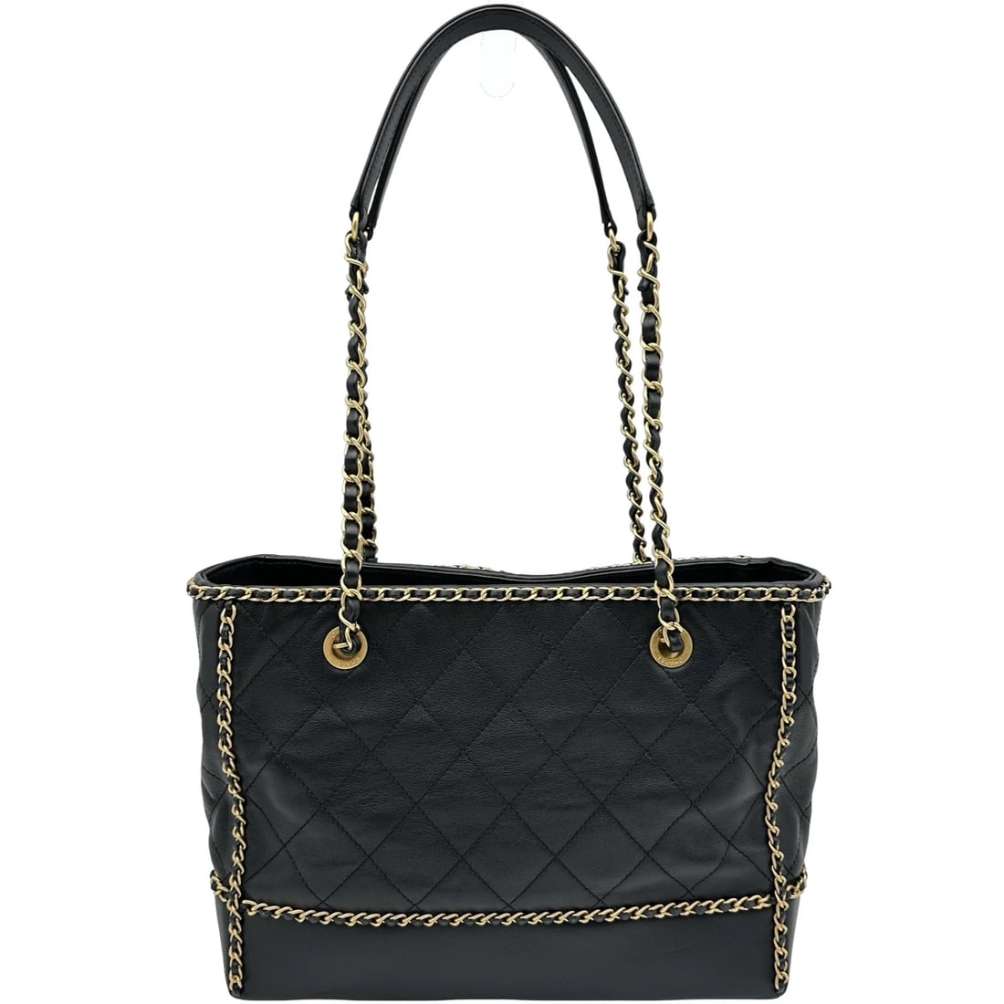 CHANEL COCO MARKCHAIN ROUND TOTE BAG - 2