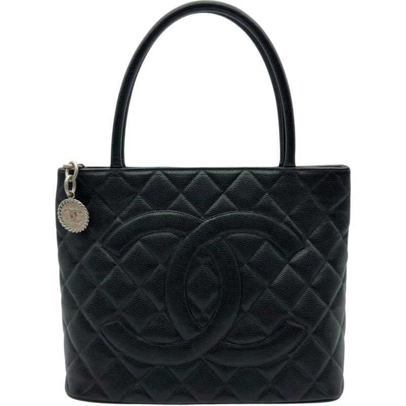 CHANEL STANDARD HANDBAG: CHANEL Standard Handbag Brand: CHANEL Type/Style: Handbag Material: caviar Color: Black SilverHardware Size: W11.8 x H9.4x D5.9inch Accessories: None Accessories Notice: When purchasing pre-owned
