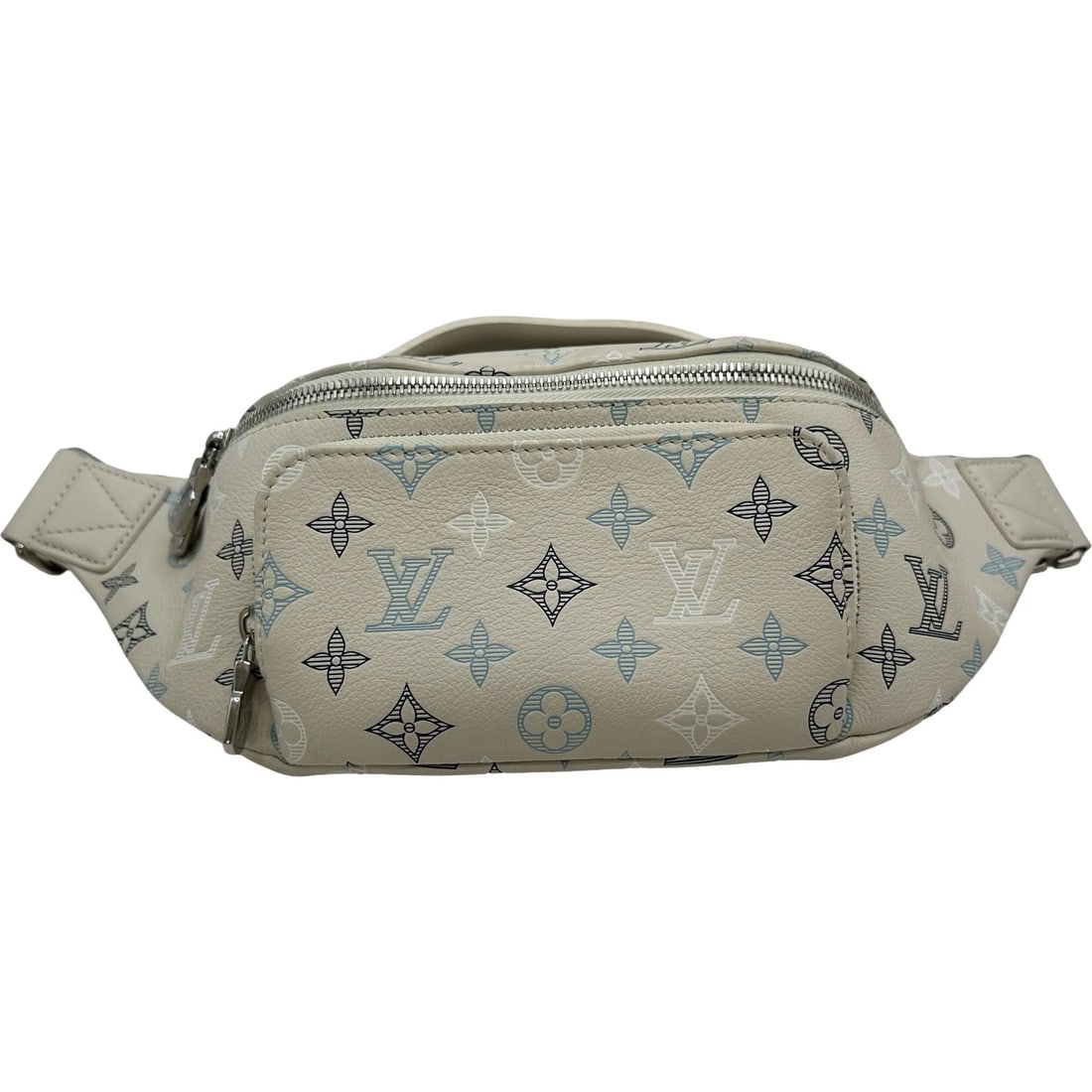 LOUIS VUITTON RUSH BUM WAIST BAG: LOUIS VUITTON Rush Bum Waist bag Brand: LOUIS VUITTON Type/Style: Waist bag Material: Monogram shadow Color: white Size: W17.9 x H4.5x D0.2inch Accessories: None Accessories Notice: When p