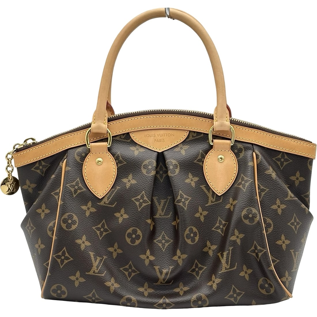 LOUIS VUITTON TIVOLI HANDBAG: LOUIS VUITTON Tivoli Handbag Brand: LOUIS VUITTON Type/Style: Handbag Material: Monogram canvas Color: Brown Size: W14.0 x H9.3x D4.7inch Accessories: None Accessories Notice: When purchasing