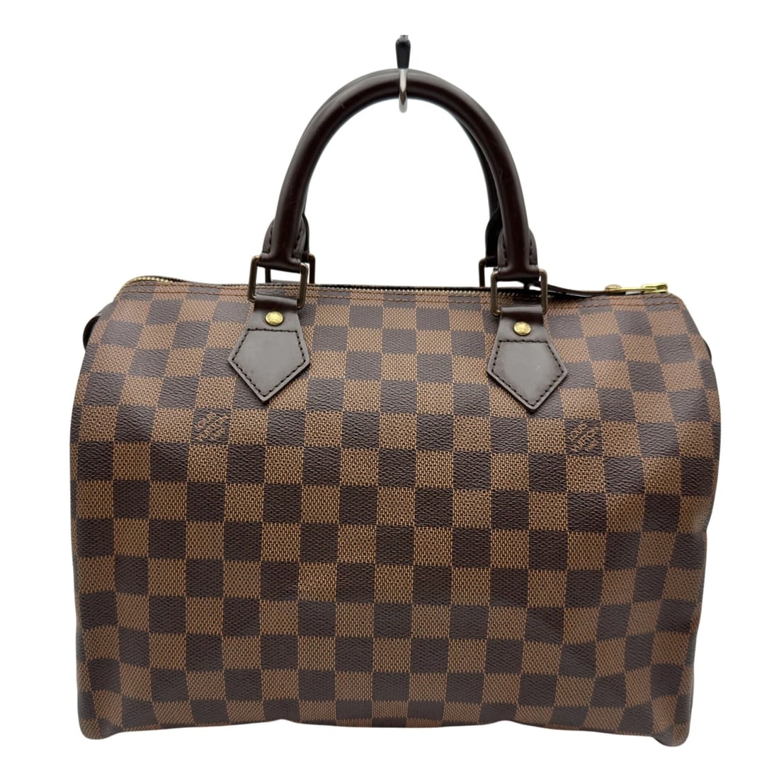 LOUIS VUITTON SPEEDY BOSTON BAG: LOUIS VUITTON Speedy Boston bag Brand: LOUIS VUITTON Type/Style: Boston bag Material: Damier/Leather Color: Brown Size: W11.8 x H7.9x D6.3inch Accessories: None Accessories Notice: When purchasing