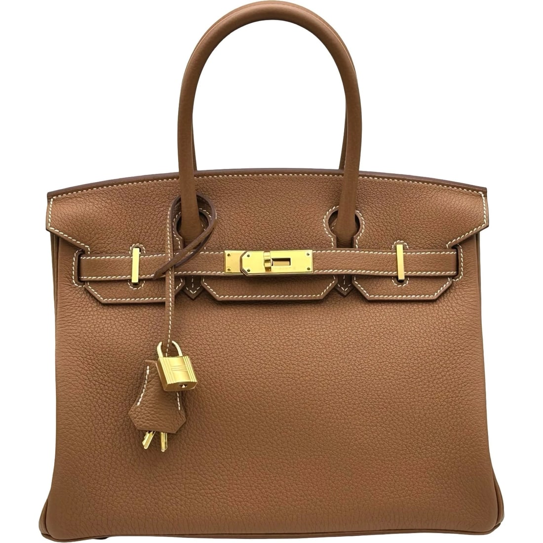 HERMES BIRKIN HANDBAG: HERMES Birkin Handbag Brand: HERMES Type/Style: Handbag Material: Togo Color: Gold Gold Hardware Size: W11.8 x H8.7x D6.3inch Accessories: None Accessories Notice: When purchasing pre-owned goods,