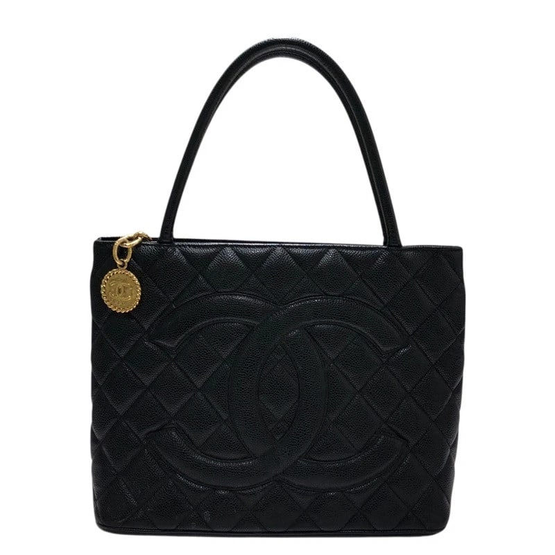 CHANEL STANDARD HANDBAG: CHANEL Standard Handbag Brand: CHANEL Type/Style: Handbag Material: Caviar skin Color: Black, Gold Hardware Size: W11.8 x H9.8x D5.9inch Accessories: None Accessories Notice: When purchasing