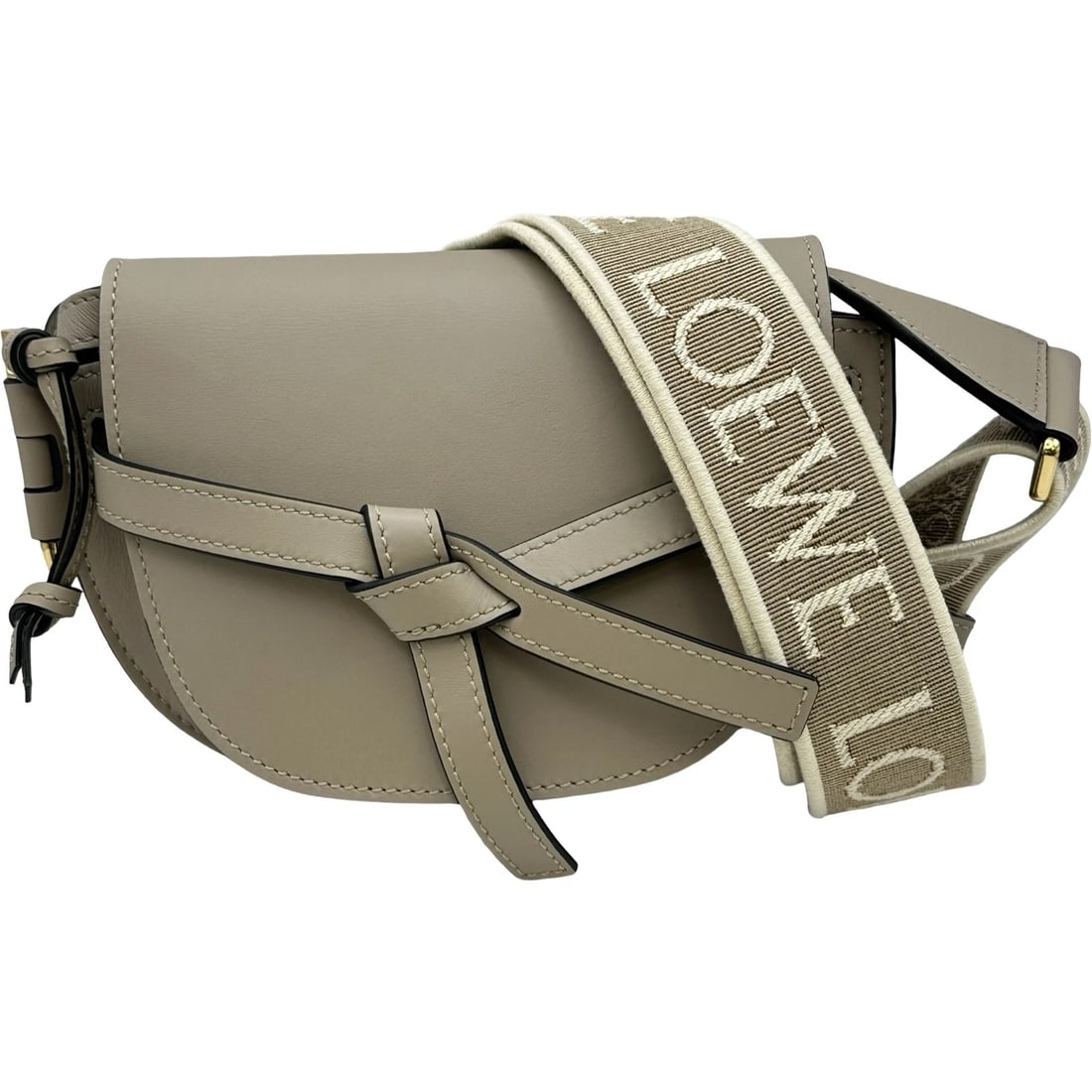 LOEWE GATE DUAL SHOULDER BAG: LOEWE gate dual Shoulder Bag Brand: LOEWE Type/Style: Shoulder Bag Material: leather Color: Gold Hardware Size: W8.3 x H5.5x D4.3inch Accessories: None Accessories Notice: When purchasing pre-owned