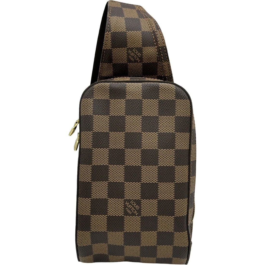 LOUIS VUITTON GERONIMOS WAIST BAG: LOUIS VUITTON geronimos Waist bag Brand: LOUIS VUITTON Type/Style: Waist bag Material: Damier Color: Brown Size: W4.5 x H7.9x D1.4inch Shoulder:39.4inch Accessories: None Accessories Notice: When