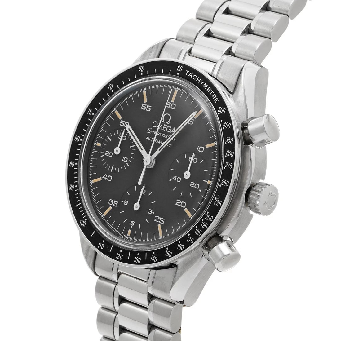 OMEGA SPEEDMASTER AUTOMATIC BLACK WATCH - 2