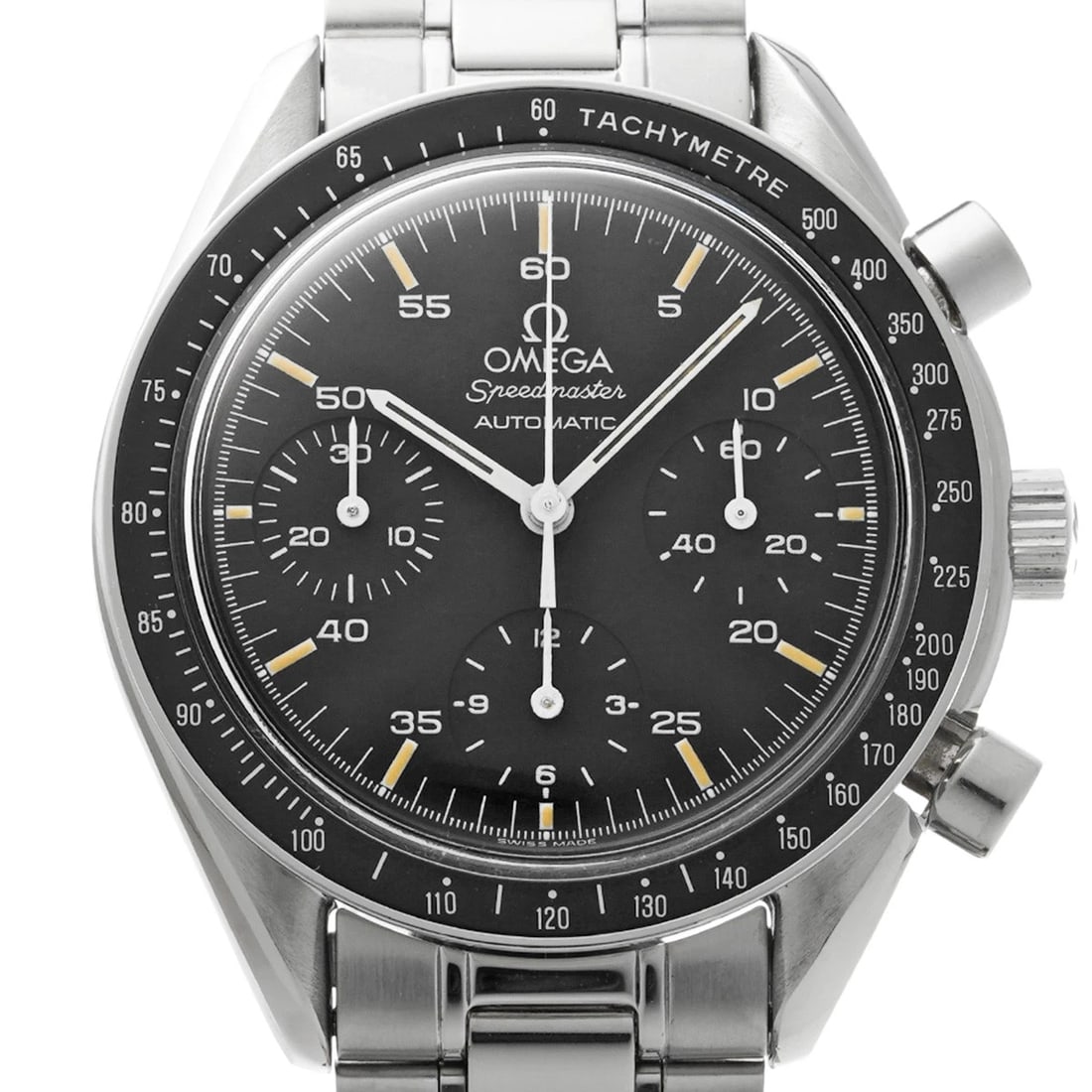 OMEGA SPEEDMASTER AUTOMATIC BLACK WATCH - 4