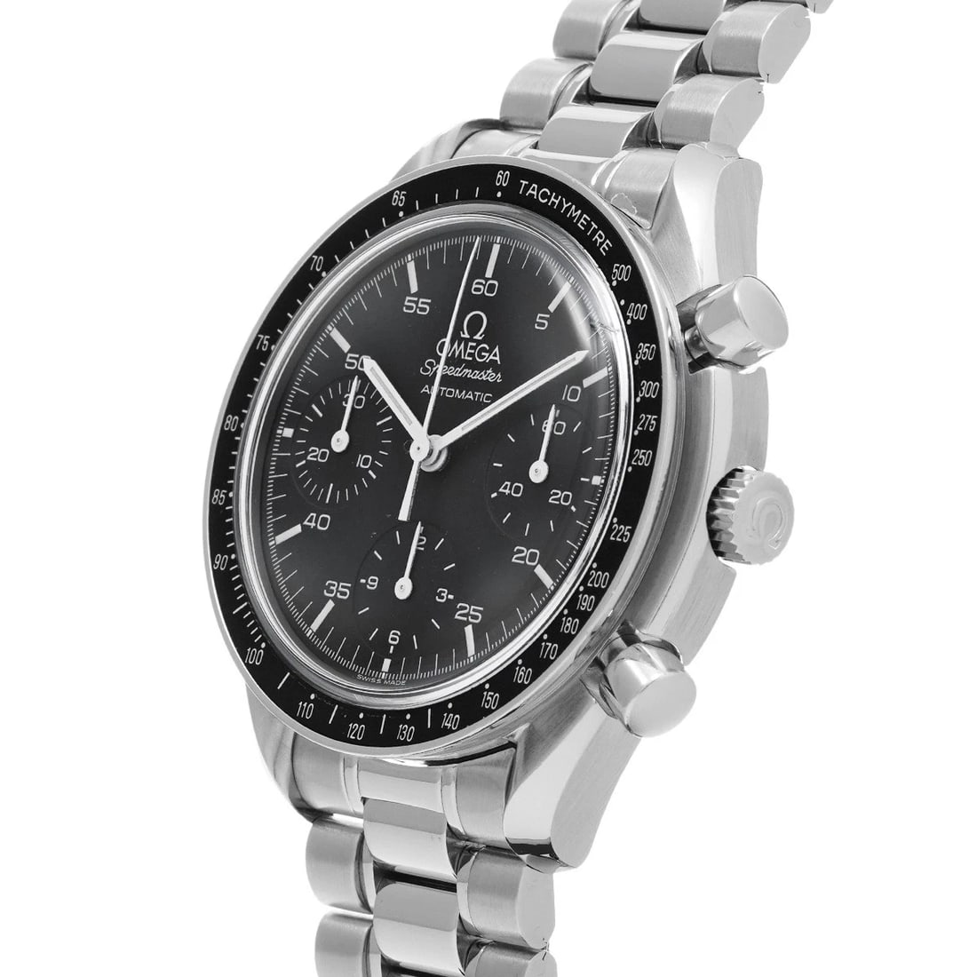 OMEGA SPEEDMASTER AUTOMATIC BLACK WATCH - 2