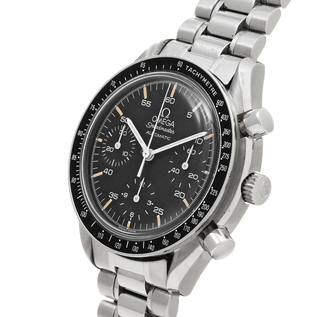 OMEGA SPEEDMASTER AUTOMATIC BLACK WATCH - 2