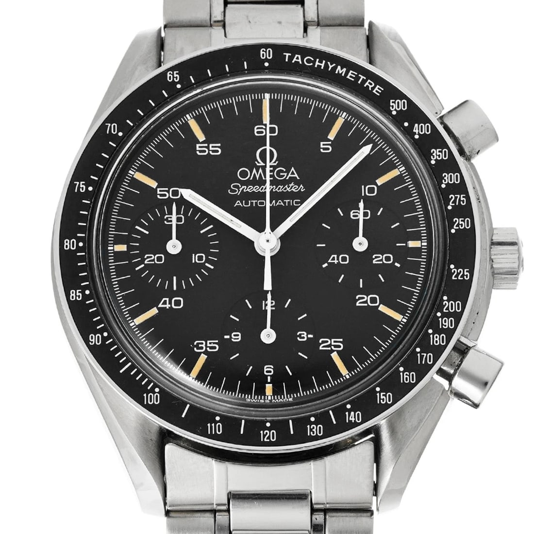 OMEGA SPEEDMASTER AUTOMATIC BLACK WATCH - 4