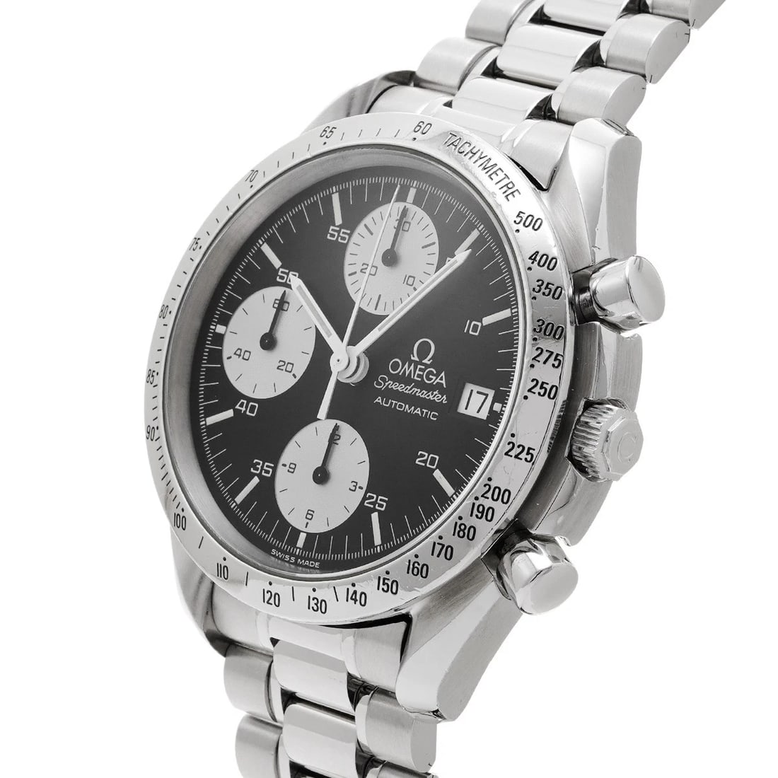 OMEGA SPEEDMASTER DATE BLACK/SILVER WATCH - 2