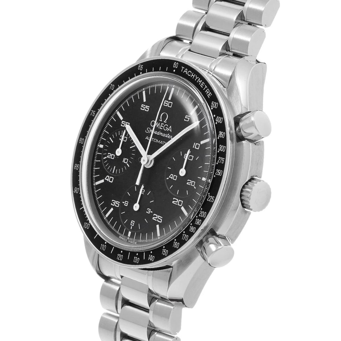 OMEGA SPEEDMASTER AUTOMATIC BLACK WATCH - 2