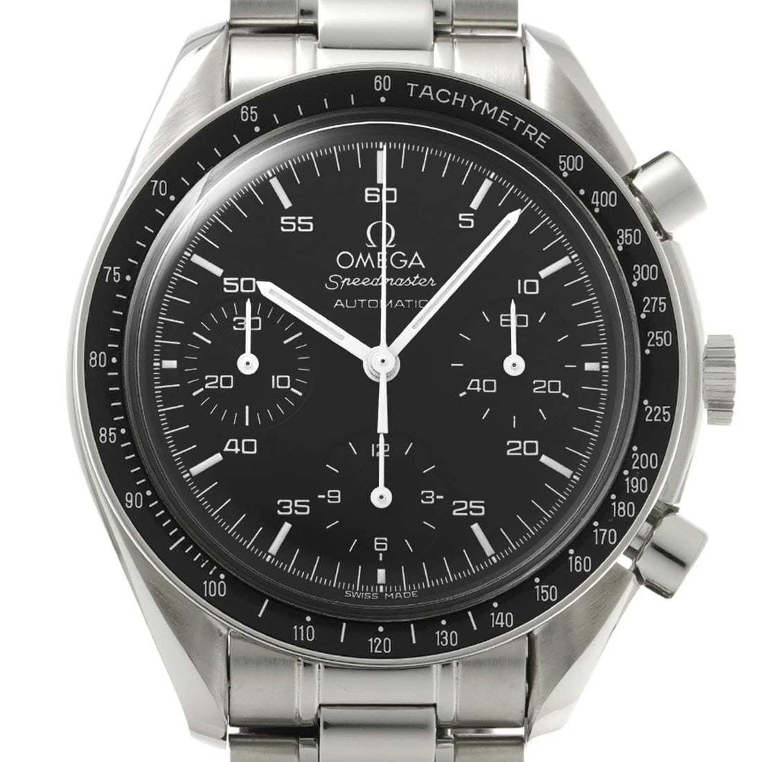OMEGA SPEEDMASTER AUTOMATIC BLACK WATCH - 4