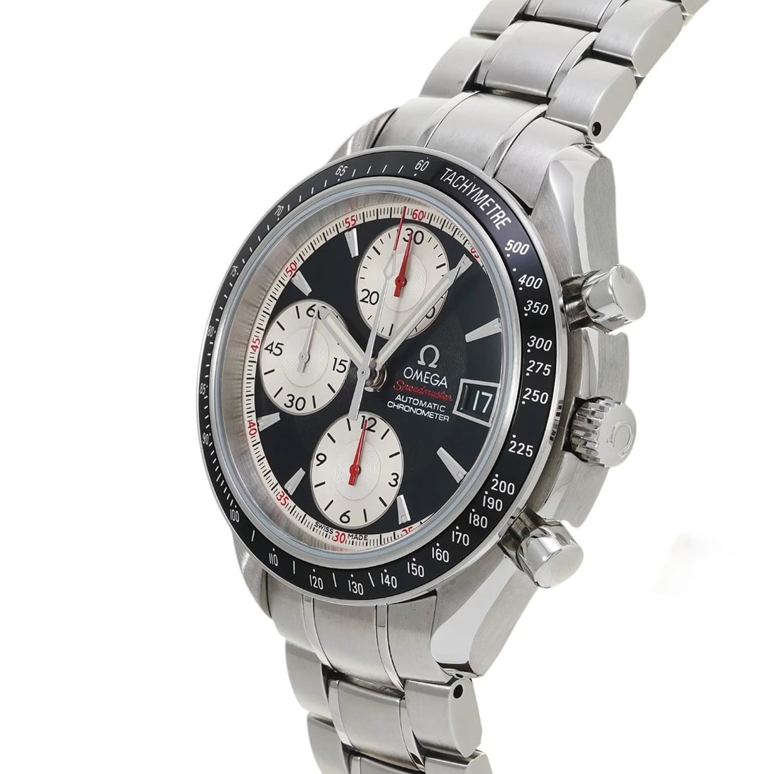 OMEGA SPEEDMASTER DATE BLACK/SILVER WATCH - 2