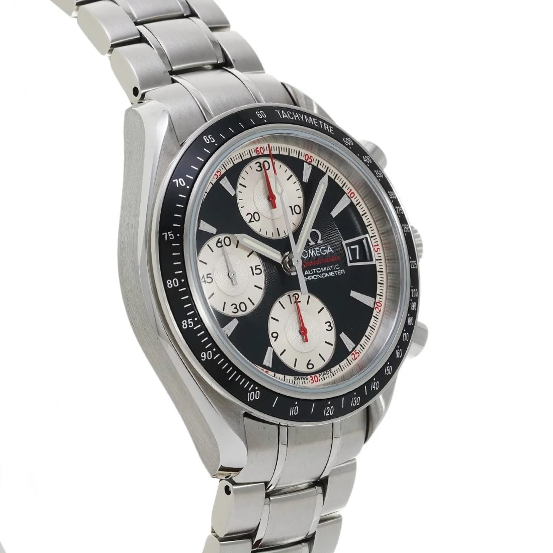 OMEGA SPEEDMASTER DATE BLACK/SILVER WATCH - 3