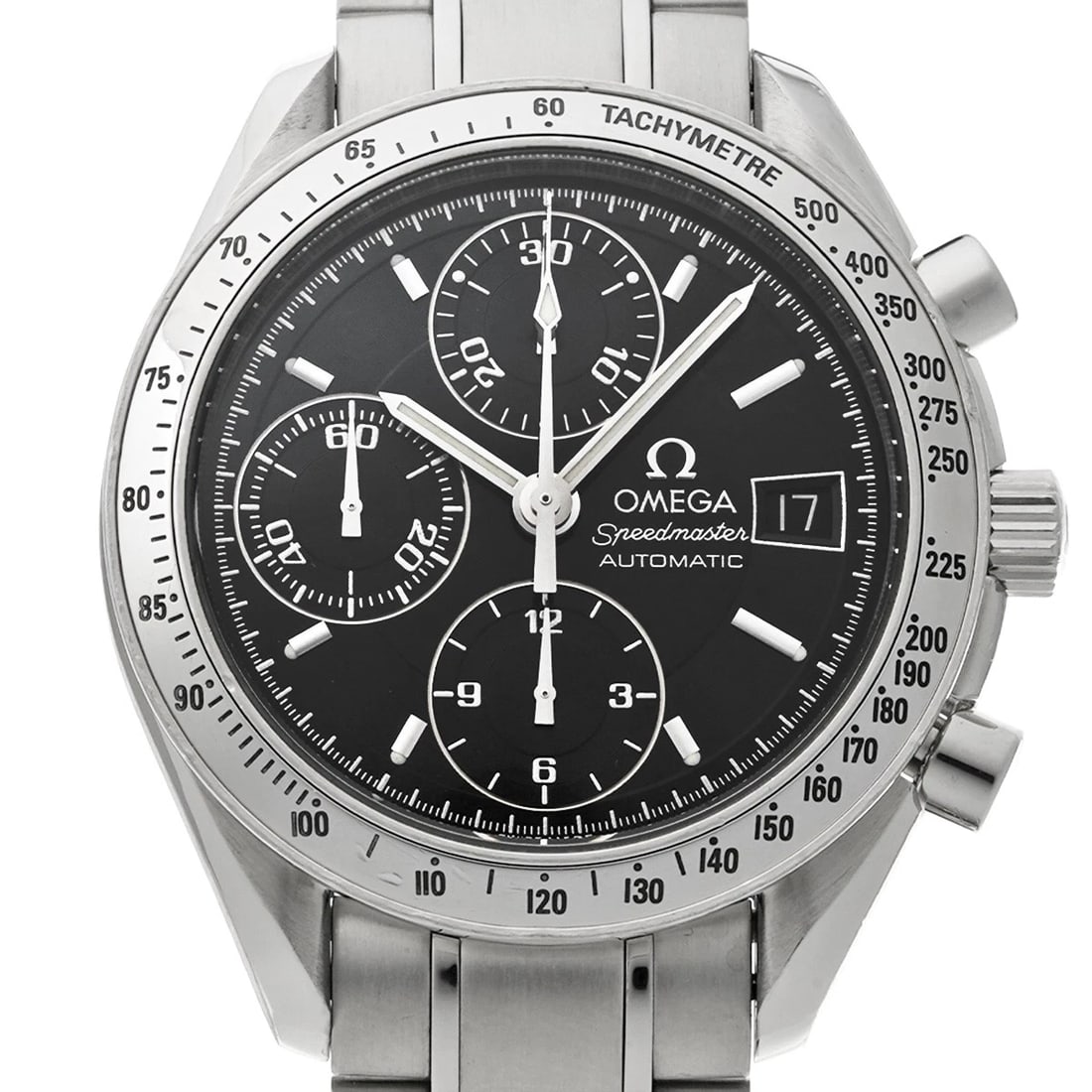 OMEGA SPEEDMASTER DATE BLACK WATCH - 4