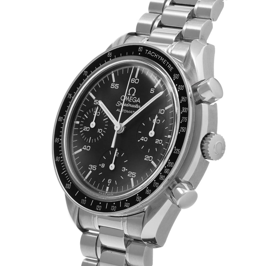 OMEGA SPEEDMASTER AUTOMATIC BLACK WATCH - 2